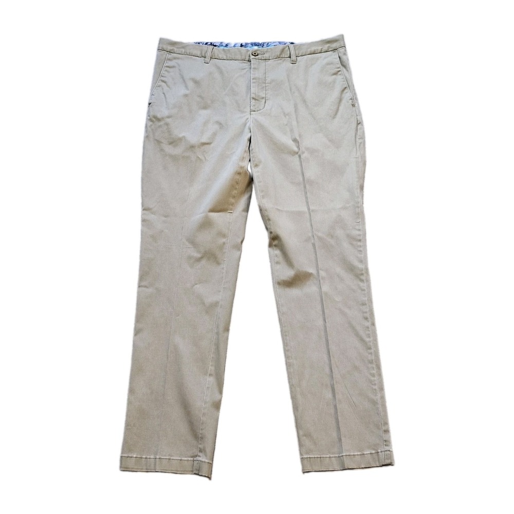 Tommy Bahama Boracay Mens Chino Pants 38x32 Khaki Cotton Tencel Stretch